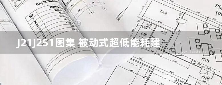 J21J251图集 被动式超低能耗建筑节能构造（五）抗剪锚固钢片点连式现浇混凝土内置保温系统